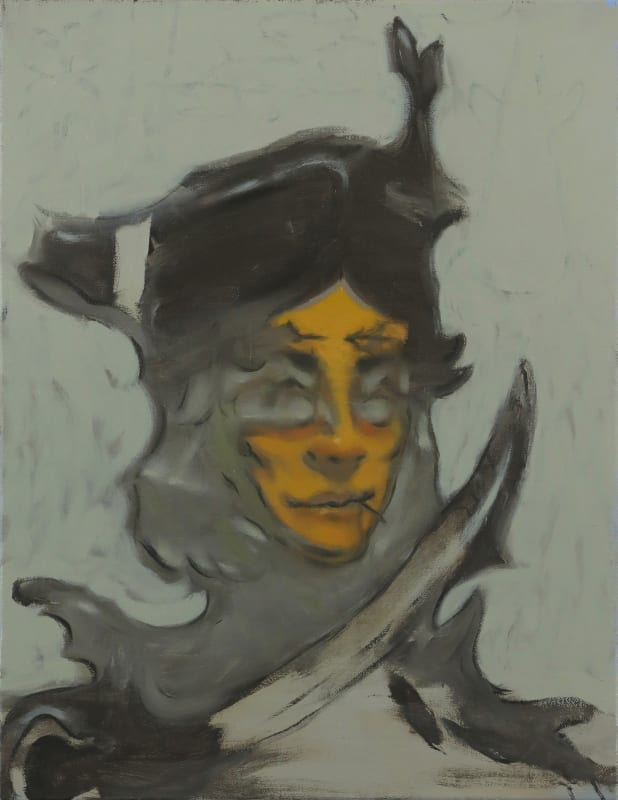 Harsh Nambiar Callous Tincture, 2023 Oil on canvas 18 x 14 in 45.7 x 35.6 cm