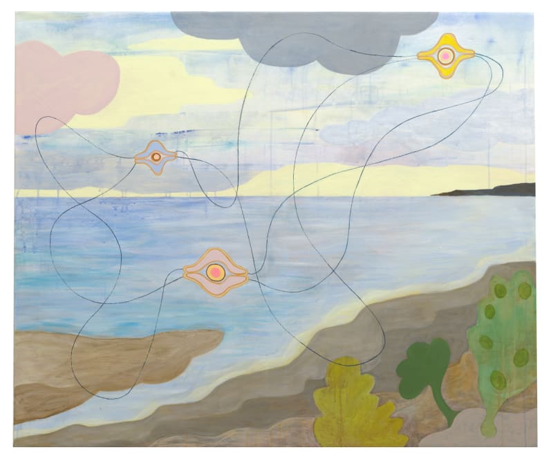 Carin Ellberg, Okända landskap med trådar 1, 2021