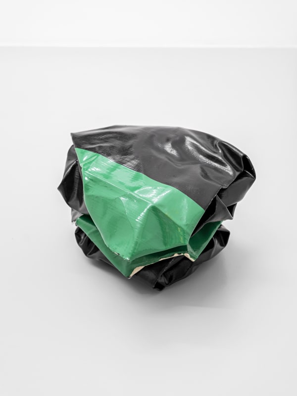 Angela de la Cruz, Two Nothing (Brown/Green), 2020