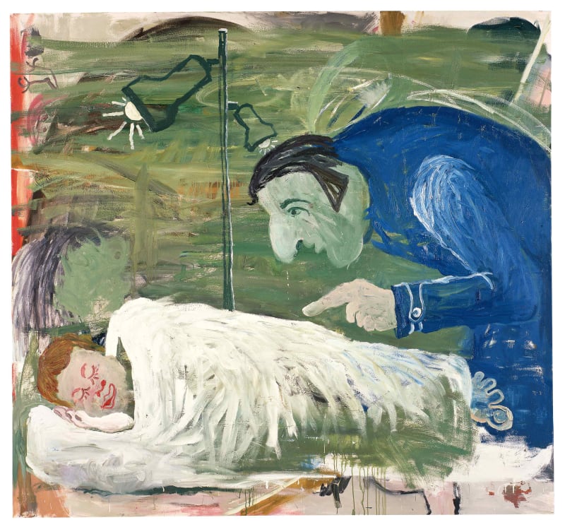 Bendix Harms Der Fütterer (The Feeder), 2003 Oil on canvas 76 x 82 in 195 x 210 cm