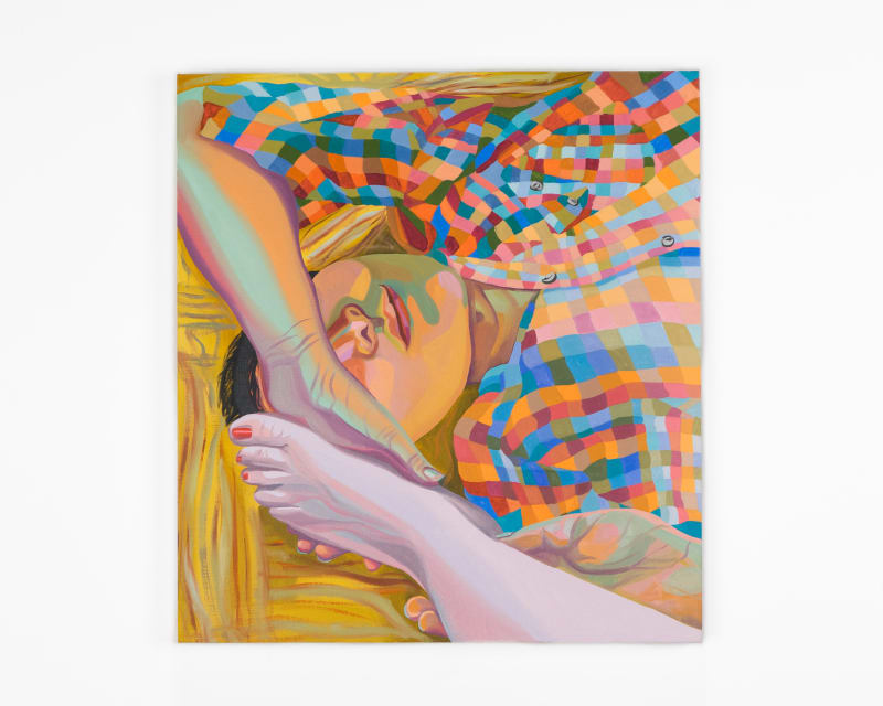 Aliza Nisenbaum My Yoga, 2019 Oil on linen Dimensions: 24 x 22 inches (61 x 55.9 cm)