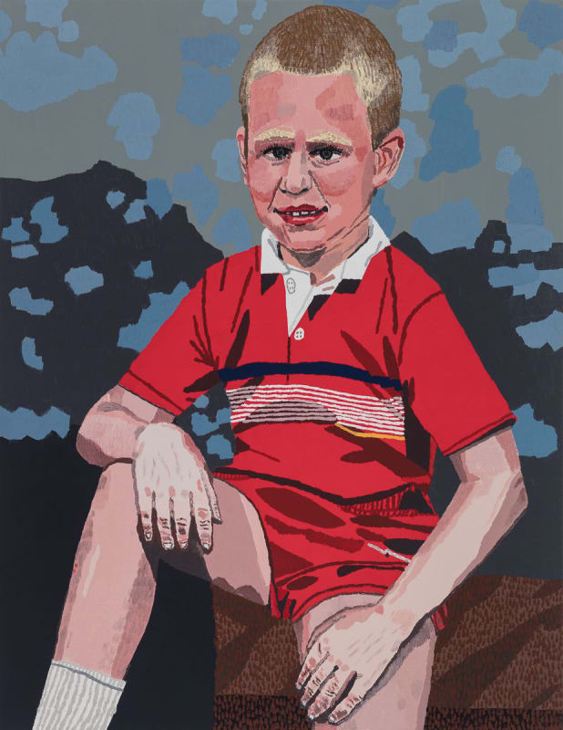 Jonas Wood Young Dr., 2016 Oil and acrylic on linen 24 x 18 1/2 inches (60.96 x 46.99 cm)