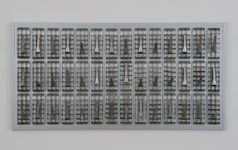 Marepe Abafa banca, 2008 Metal 38 1/8 x 75 3/4 x 6 3/8 inches Edition of 3