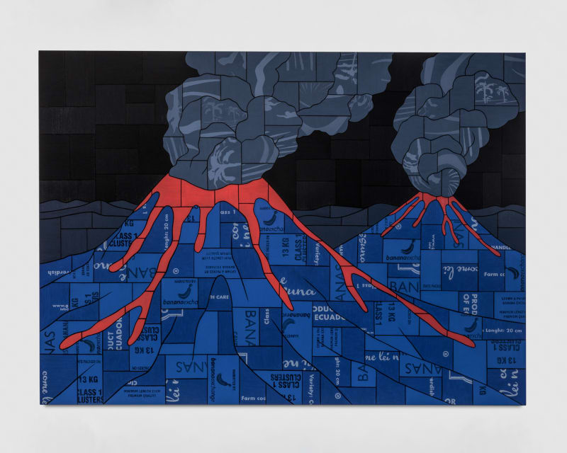 Jebila Okongwu The Legitimacy of Brutality, 2016 Oil on linen 63 x 86 5/8 in 160 x 220 cm