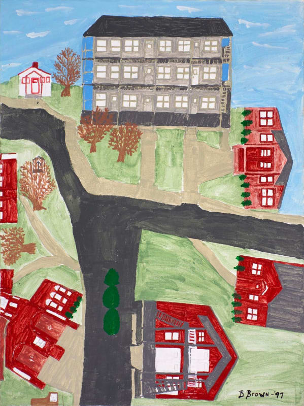 Untitled, 1997 Acrylic on canvas board 24 x 18 inches