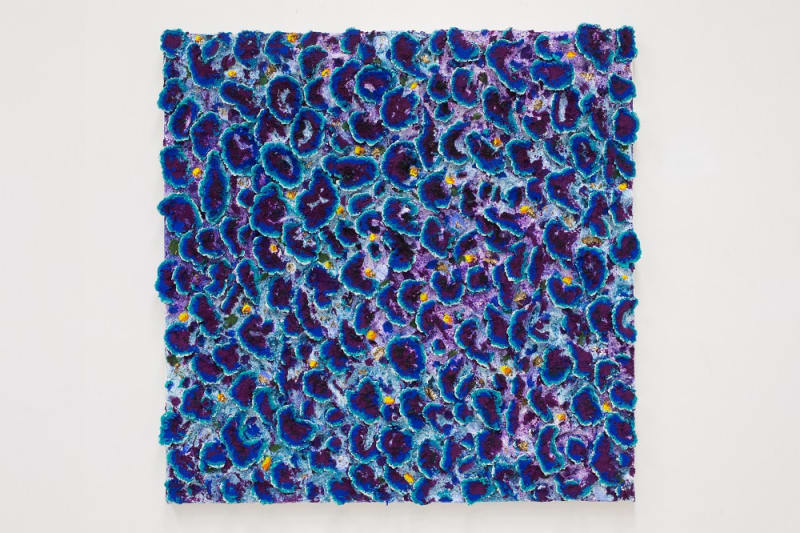 Nabil Nahas Untitled, 2017 Acrylic on canvas 121.9 x 121.9 cm; (48 x 48 in.)