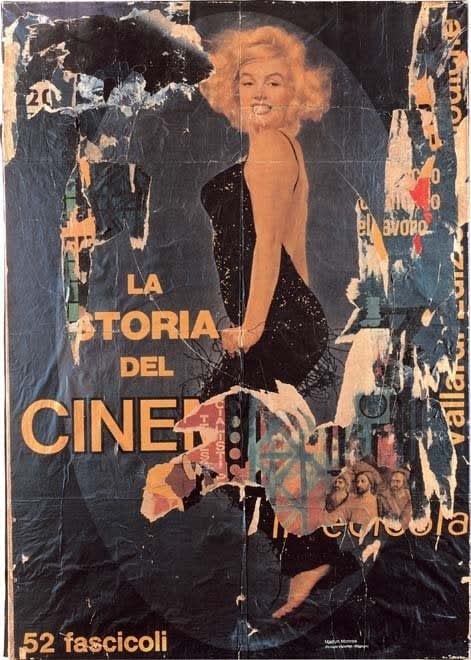 Mimmo Rotella, La Dernière Marilyn, 1966