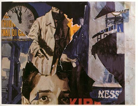Mimmo Rotella, A Minuit, 1962