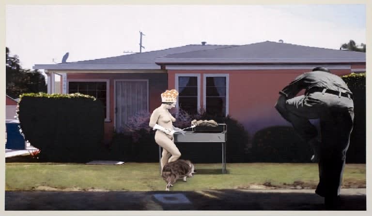 Martin Mull Four Seasons Los Angeles, Winter, 2009 Oil on linen 127 x 177.8 cm; (50 x 70 in.)