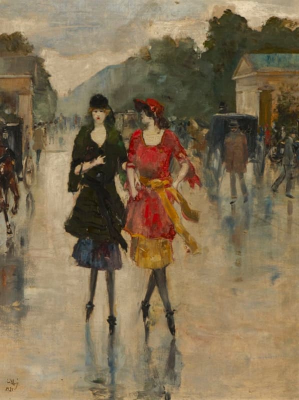 Lesser Ury, Berlin Street Scene