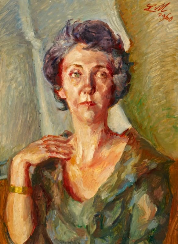 Ludwig Meidner, Portrait of Lilo Gwosdz