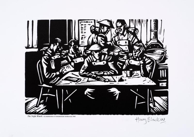 Harry Blacker (Nero), The Night Watch: Guardroom at Poperinghe Barracks 1943, 1943