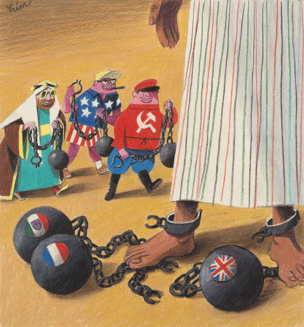 George Him, Israel and the World Powers