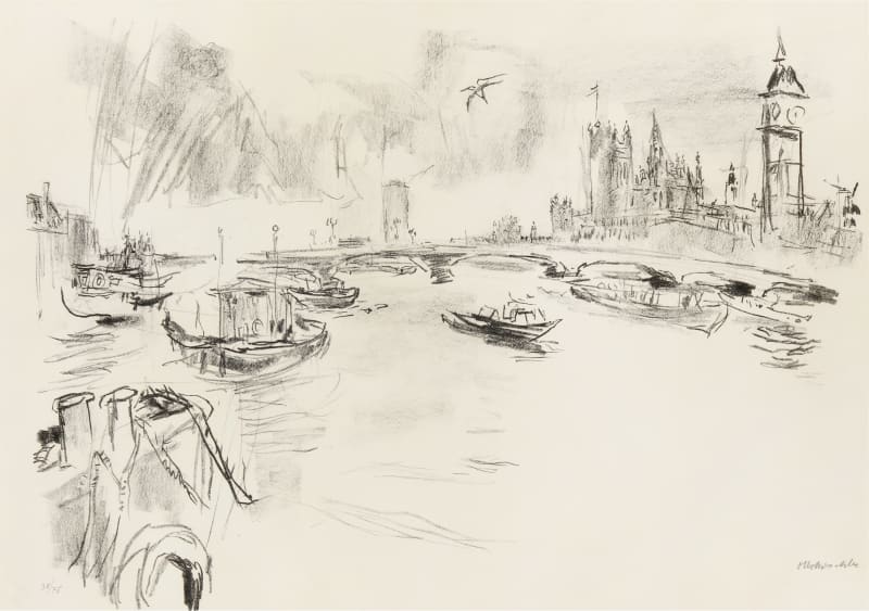 Oskar Kokoschka, Houses of Parliament, 1967