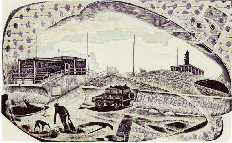 Neil Bousfield RE, Pebble Picker