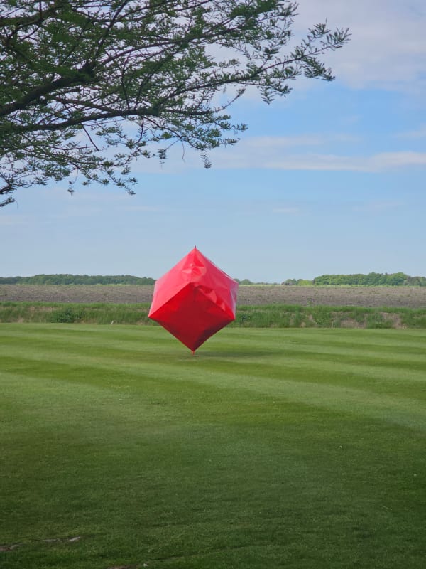 Matteo Marchetti, BIG RED FAT CUBE, 2025