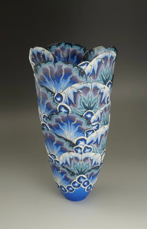 Judith de Vries, Blue feathers, 2024