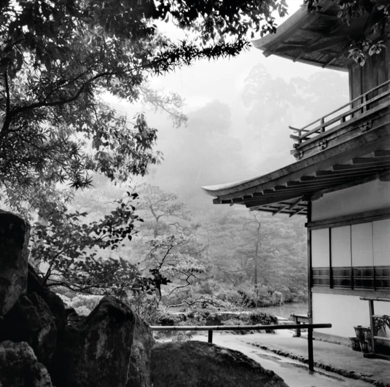 Werner Bischof Der silberne Pavillon, Kyoto, Japan, 1951 Platinum palladium print Sheet: 76 x 57 Picture: 46 x 46 cm Edition of 5 plus 2 artist's proofs