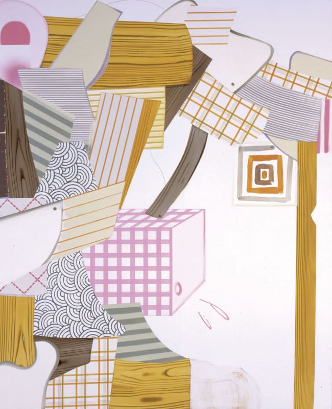 Kevin Appel Boxes and Bags, 2007 Acrylic on canvas over panel 47 x 38 inches 119.4 x 96.5 cm