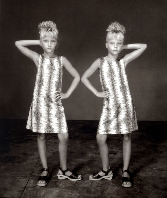 Mary Ellen Mark Tabitha and Tiffany Good (from the Twins Series), 2001 Unique poloroid 24 x 20 inches