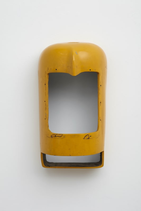 Salvatore Scarpitta Car Shell (Yellow), 1968 Metal and fiberglass 25 x 13 x 10 inches 63.5 x 33 x 25.4 cm