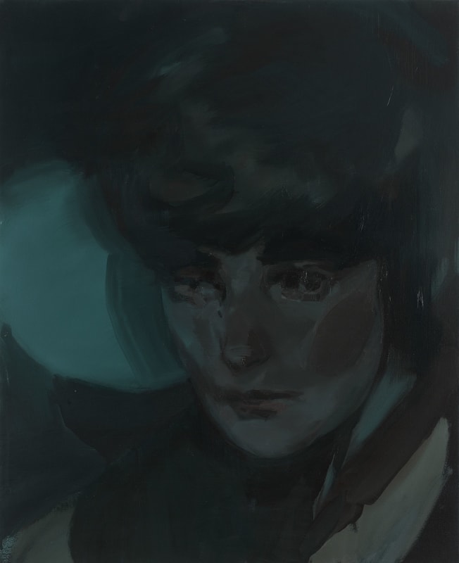 Kaye Donachie Underneath your smile I learn to prepare day and night, 2009 Oil on canvas 21 7/8 x 17 7/8 inches 55.5 x 45.5 cm