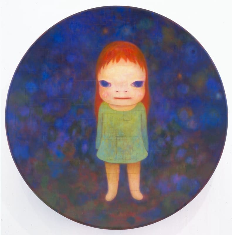 Yoshitomo Nara Missing In Action, 2005 Acrylic on canvas over fiberglass 71 inches diameter 10 inches depth