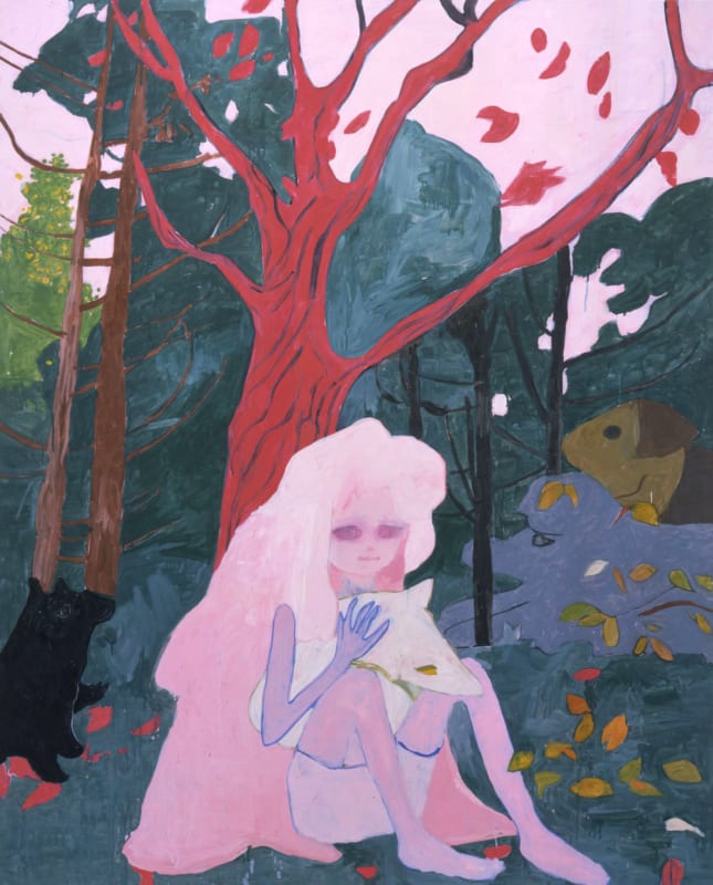 Makiko Kudo I Don’t Need It Anymore, 2003 Oil on canvas 63.78 x 51.3 inches 162 x 130.3 cm