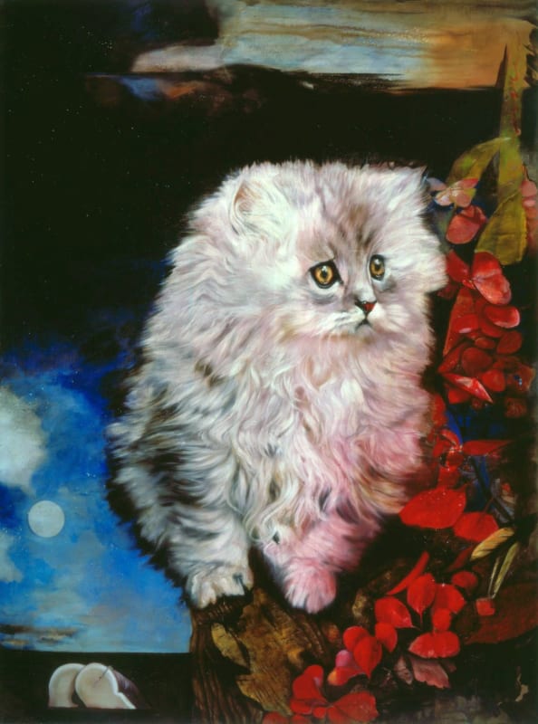 Martin Eder Un Paysage avec la Lune, 2006 Oil on canvas 70 7/8 x 94 1/2 inches 180 x 240 cm