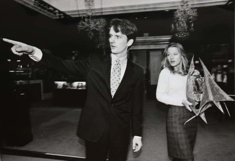 Colin Jones, Tobias Meyer and Cheyenne Westphal, Sotheby's, 2000