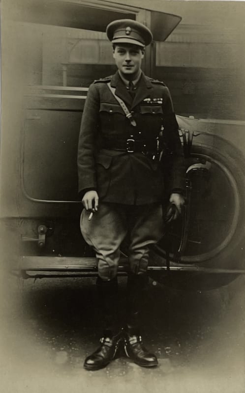 Christina Broom, King Edward VIII / Prince of Wales as a 2nd Lieutenant in the Grenadier Guards, 1919