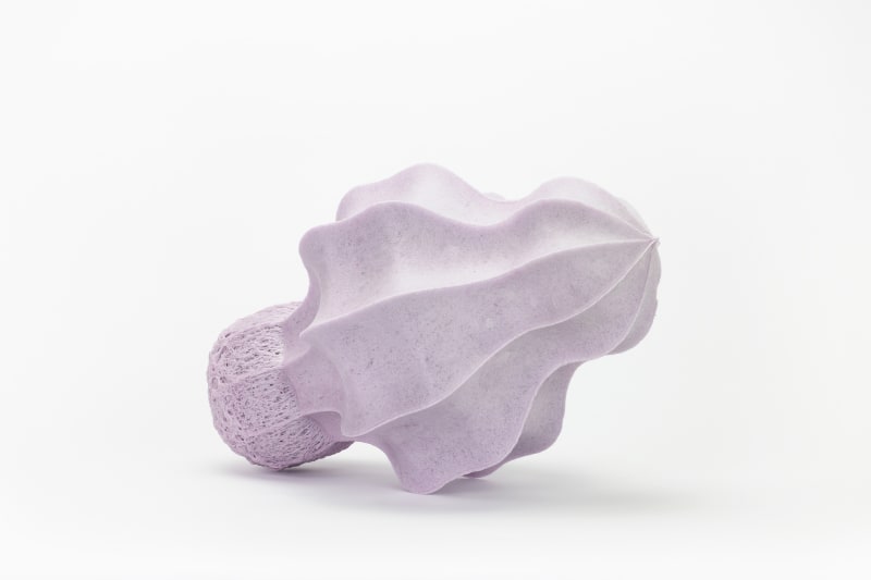 Joshua Kerley and Guy Marshall-Brown Boolean Sweep, 2024 kilncast glass, foaming agent 24 x 39 x 24 cm 9.5 x 15.5 x 9.5 inches