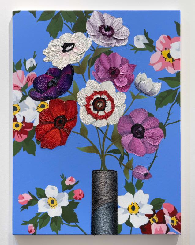 Alec Egan, Flowers in Ceramic Vase, 2022