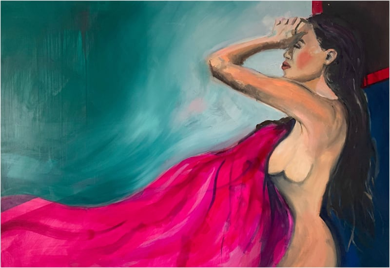 I Have Realized I Should Live Before I Die, 2024 oil on panel 100x70cm
