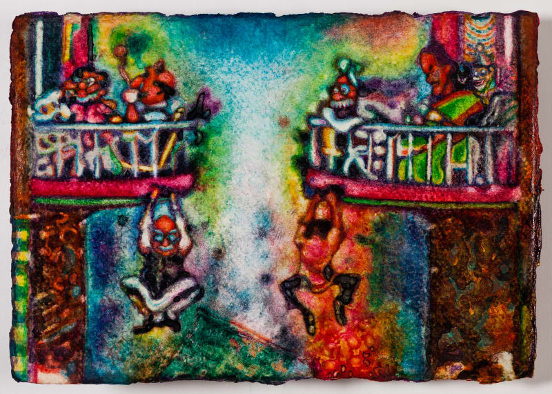 Anant Joshi Masquerade and other Apologue, 2014 Watercolour on paper 8.5 x 12 inches each 22 x 30 cm each