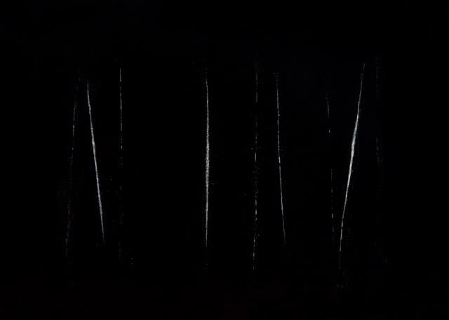 Nir Hod The Night You Left, 2008 Oil paint on black mirror 47 1/4 x 67 in 120 x 170 cm