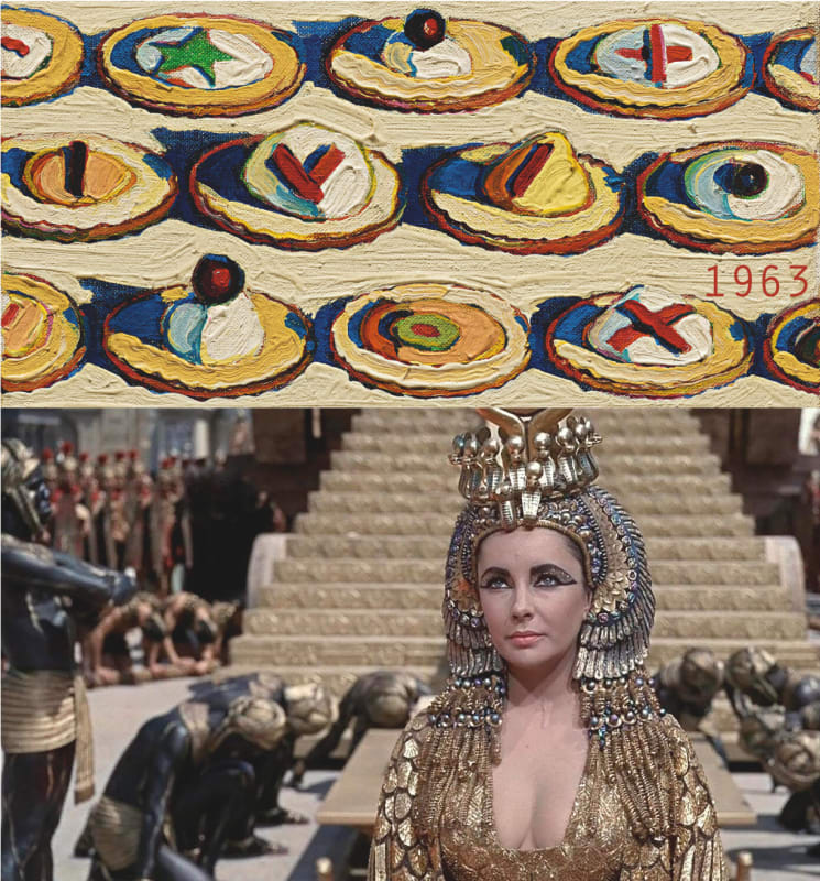 Bonnie Lautenberg, 1963: Cleopatra and Wayne Thiebaud