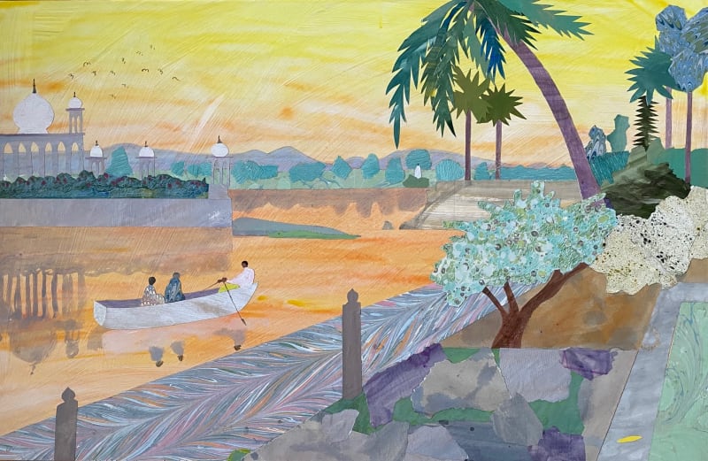 Dione Verulam, Priest, Devotees and Crocodile