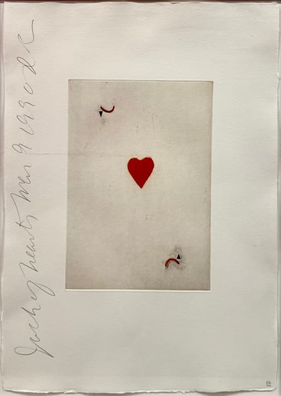 Donald Sultan, Jack of Hearts, 1990