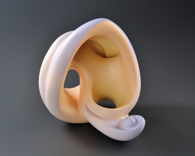 Shigematsu Ayumi 重松あゆみ Jomon Spiral , 2015 Stoneware H14.5" x W12.5" x D13.9" H37×W32×D35.5cm No Box