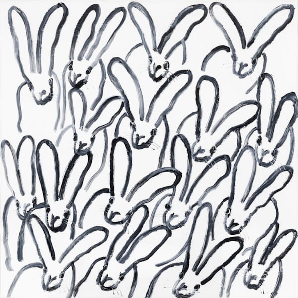 Hunt Slonem Hutch After The Storm, 2022 Oil on canvas 48 x 48"