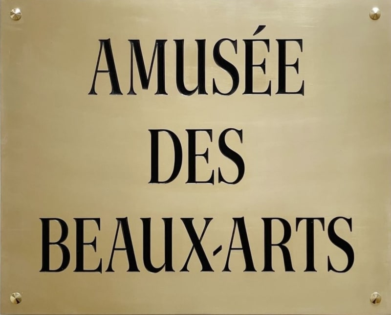 Randoald Sabbe, Amusée des beaux-arts, 2024