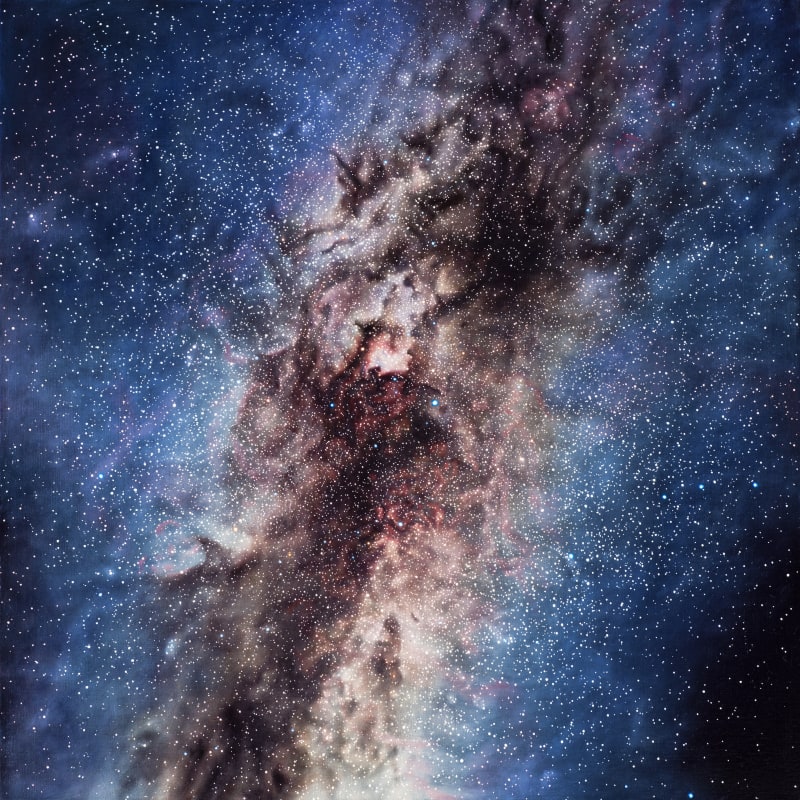 Cygnus, 2015 Oil on linen 36 x 36 x 3 ins