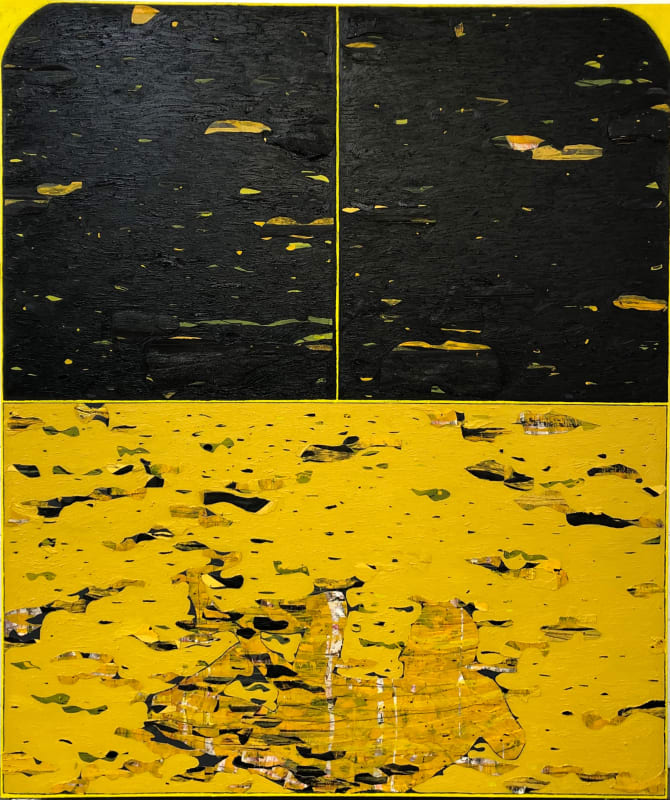 Robert Fry Untitled, 2024 Collage and oil on canvas 190 x 160 cm