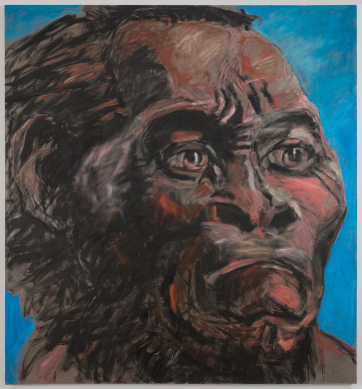 趙剛 Zhao Gang 猴王 Monkey King, 2016 畫布油彩 oil on canvas 280 x 260 cm Frame: 282 x 262 x 6.8 cm