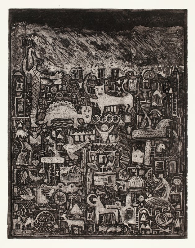 Gouider Triki Untitled, Engraved in 1978 and printed in 2015 64.7 x 50.4 cm