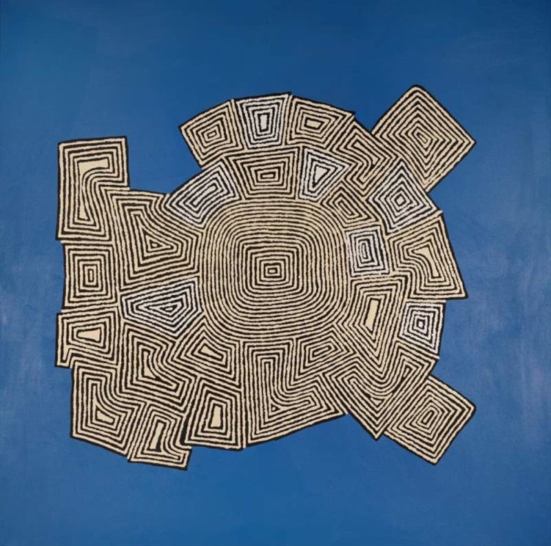 Valerie Napanangka Marshall, Pikilyi Jukurrpa (Vaughan Springs Dreaming), 2023