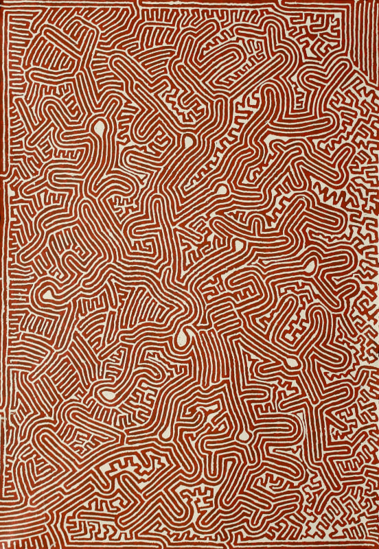 Walter Jangala Brown, Tingari Cycle, 2023