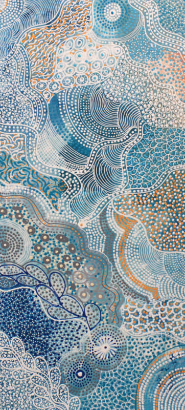 Janet Golder Kngwarreye, My Father's Country, 2025