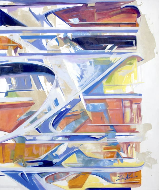 Zahra Nazari Condo # 4, 2021 Acrylic on canvas 152.4 x 127.0 cm